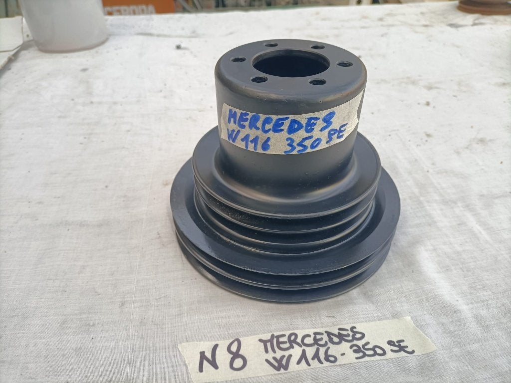 Poulie de vilebrequin pour moteur Mercedes W126 W107, Enlèvement, Utilisé, Mercedes-Benz
