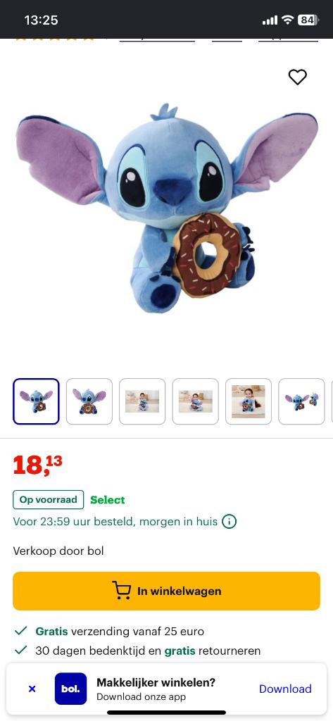 Lilo en stitch, Ophalen, Nieuw, Knuffel