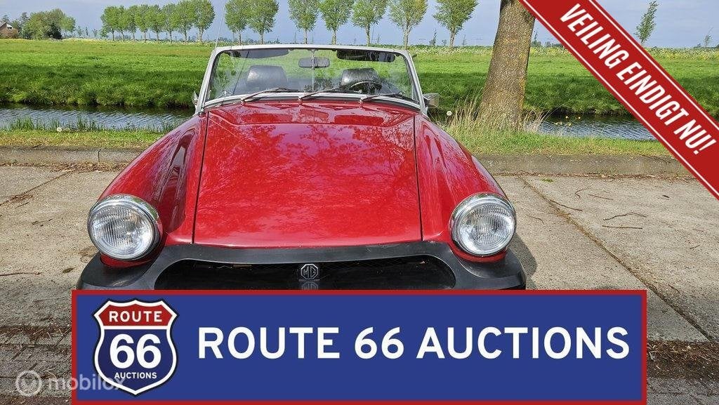 MG Midget | 1978 | Route 66 Auctions, Zwart, Bedrijf, Handgeschakeld, Overige carrosserie