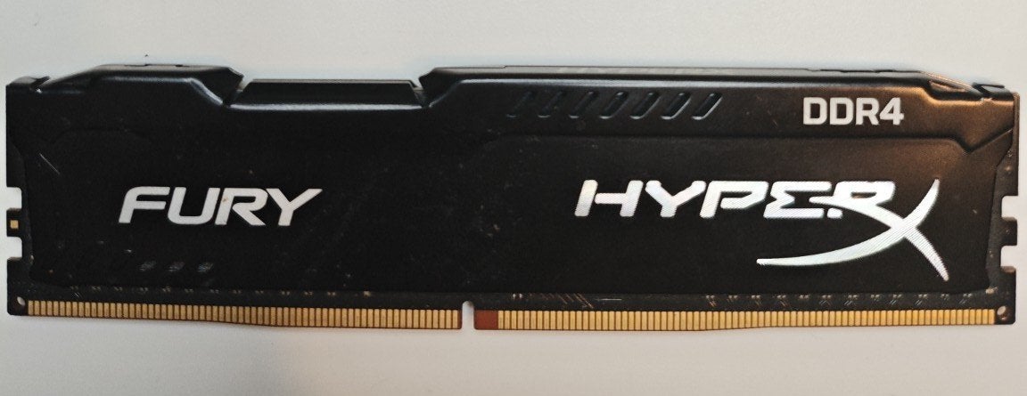 Kingston HyperX Fury 8GB DDR4-2400 CL15 RAM, Enlèvement ou Envoi, DDR4, 8 GB, Utilisé