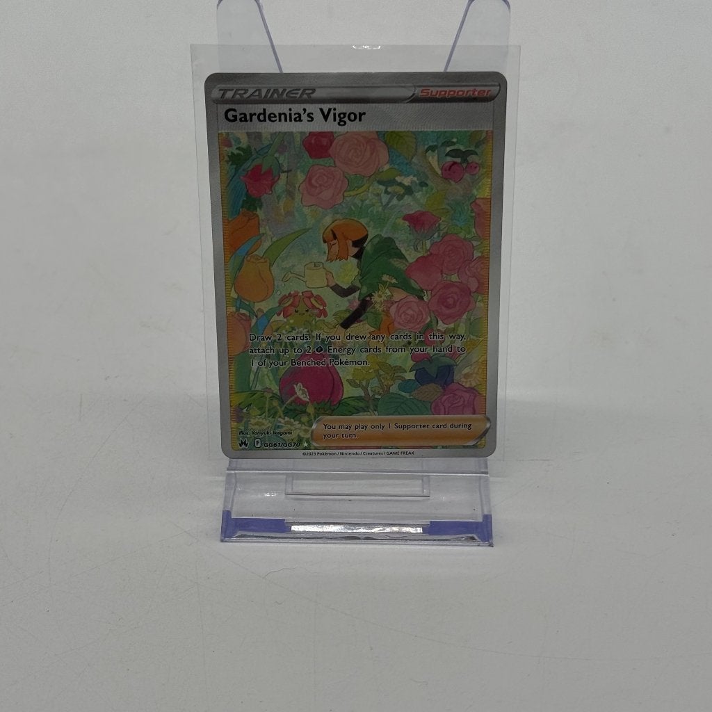 Pokémon Gardania's Vigor Trainer GG61/GG70 Crown Zenith, Ophalen of Verzenden, Zo goed als nieuw