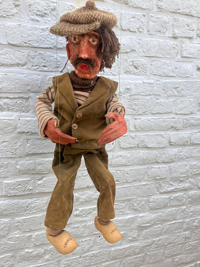 Marionet / theatherpop “Stropke” jaren 60/70, Hobby en Vrije tijd, Kostuums, Theaterbenodigdheden en LARP, Gebruikt, Overige typen