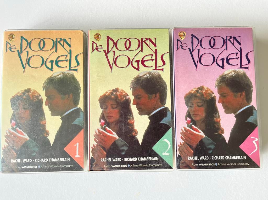 De Doornvogels (serie van 3 VHS), CD & DVD, VHS | Film, Tous les âges, Enlèvement, Utilisé, Drame