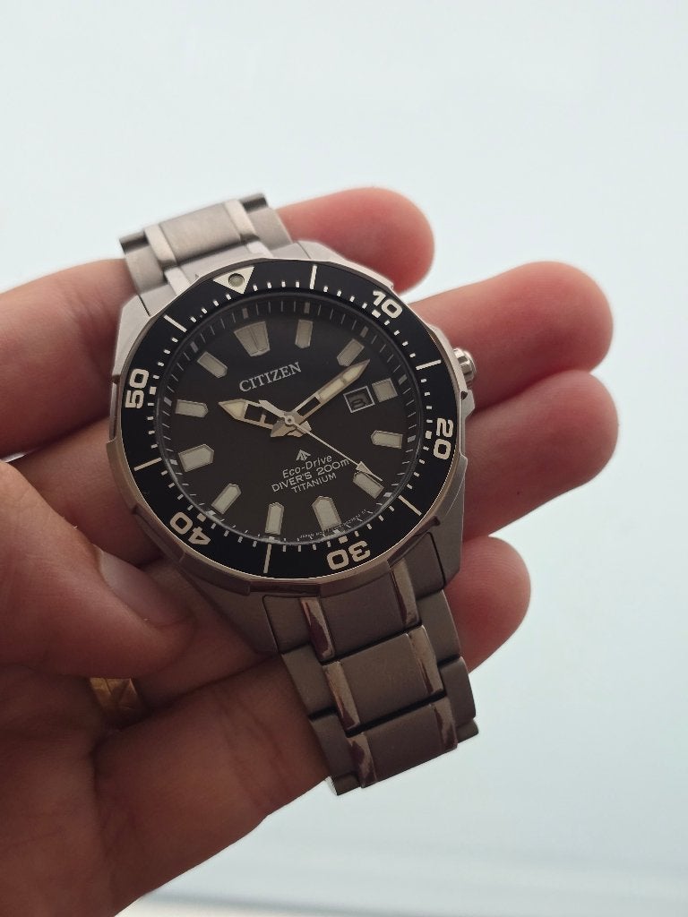 Citizen Promaster BN0200-81E Eco-Drive van titanium, Overige materialen, Overige materialen, Ophalen of Verzenden, Zo goed als nieuw