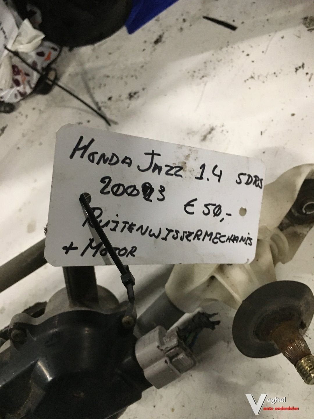 Honda Jazz 2003 5drs Ruitenwisser mechaniek met motor, -, Utilisé, -, -