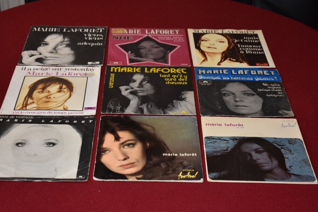 45t's voor wie fan is van franse chansons, CD & DVD, Vinyles | Pop, Enlèvement