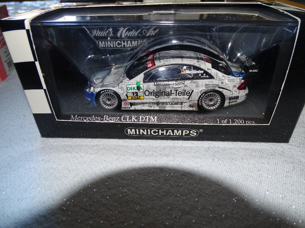 Mercedes CLK DTM 2003 (B. Maylander) 1/43, Hobby en Vrije tijd, Ophalen of Verzenden, Nieuw, Auto, MiniChamps