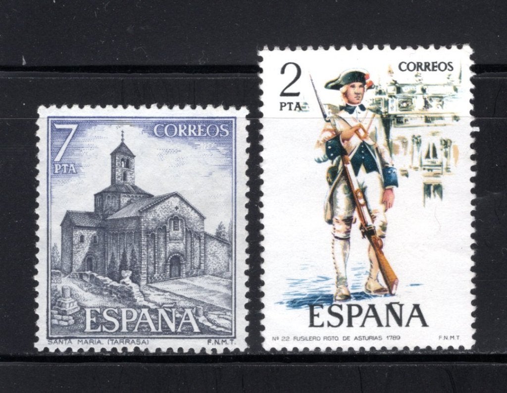 ESPAGNE Lot 1975 MH, Envoi, Non oblitéré