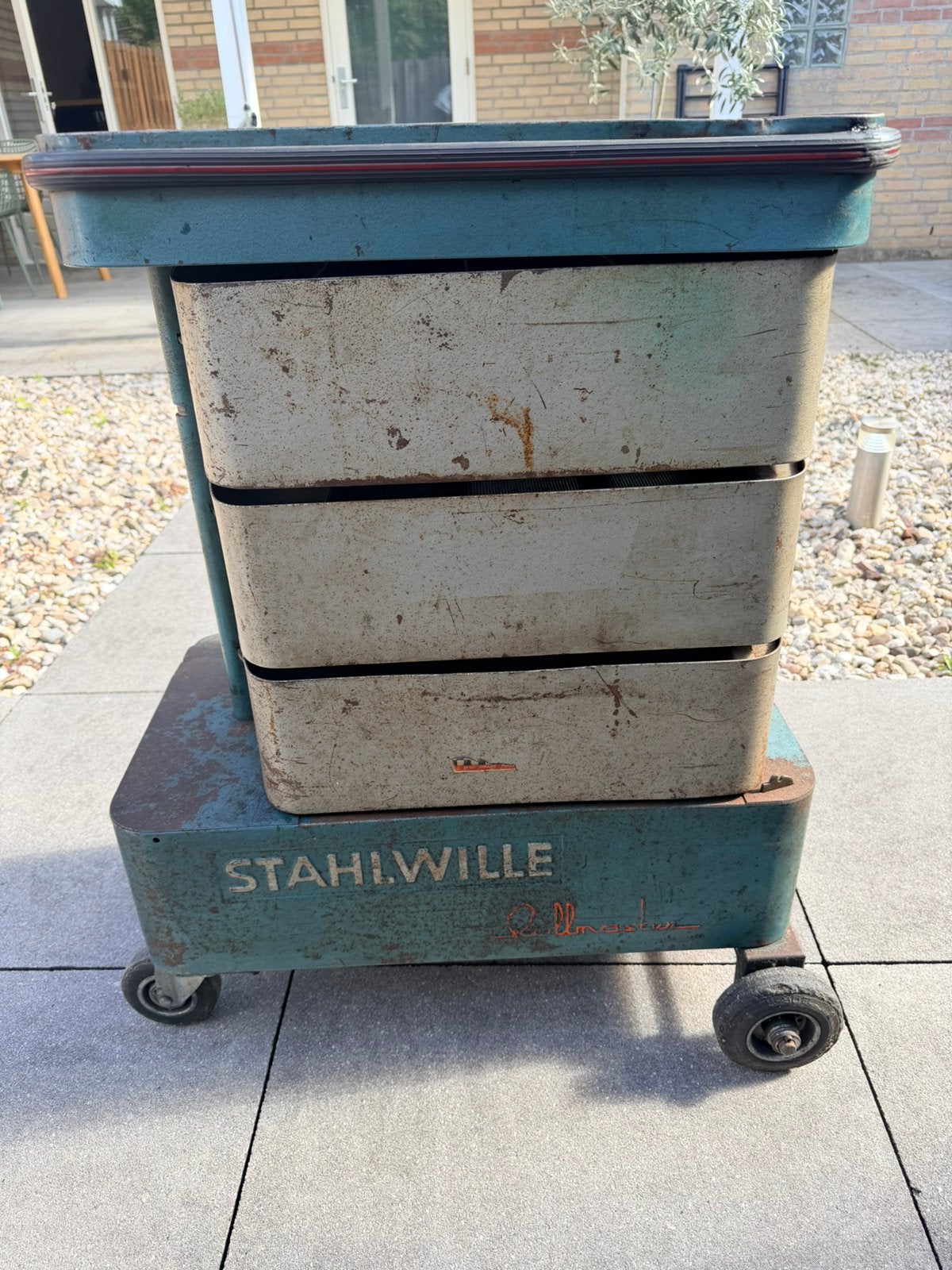 Stahlwille Rollermaster Vintage gereedschapswagen, Doe-het-zelf en Bouw, Ophalen, Zo goed als nieuw