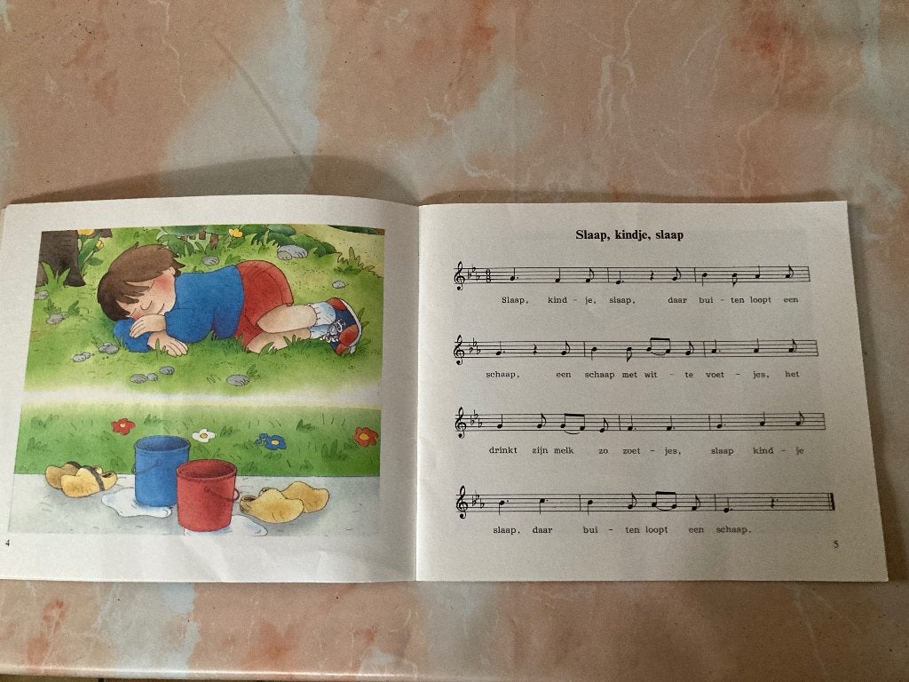 boekje met wiegeliedjes, Ophalen of Verzenden, Zo goed als nieuw, 0 tot 6 maanden