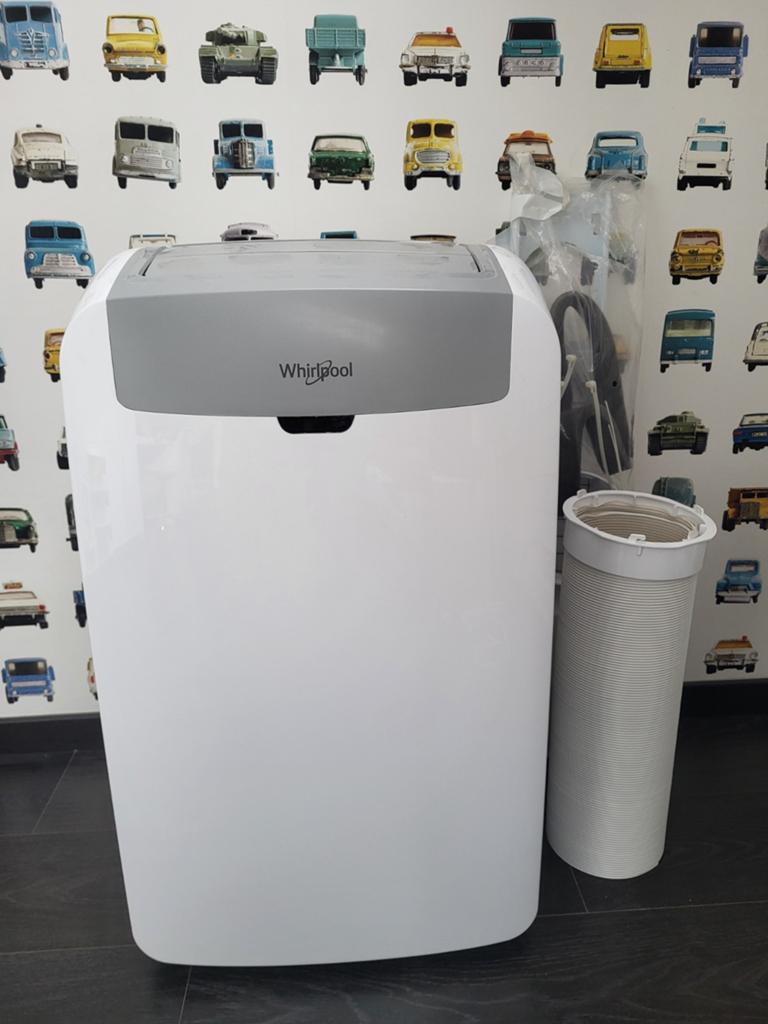 Whirlpool mobiele airco - 12.000 BTU, Elektronische apparatuur, Airco's, Ophalen, Koelen en Ontvochtigen, Timer, Zo goed als nieuw