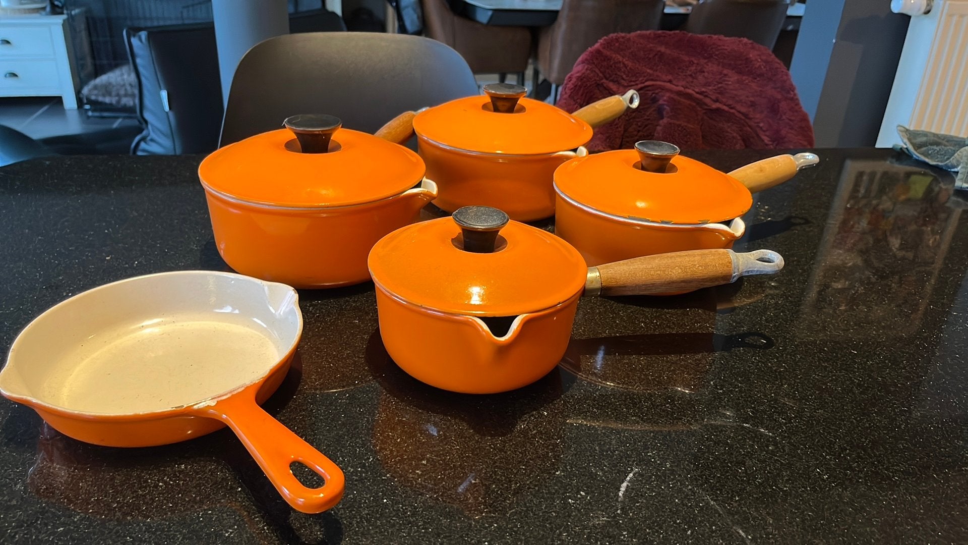 Le Creuset potten en pan, Ophalen, Zo goed als nieuw, Le Creuset