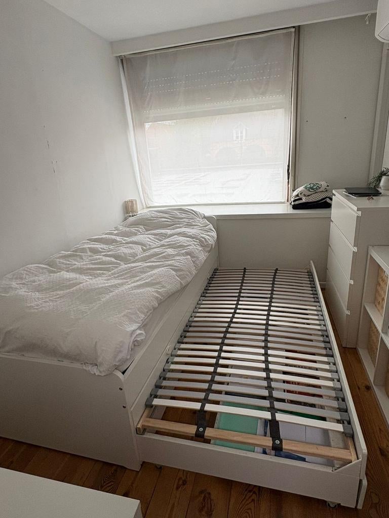 Bedframe met onderbed en opbergschuiven Ikea, Ophalen, Twijfelaar