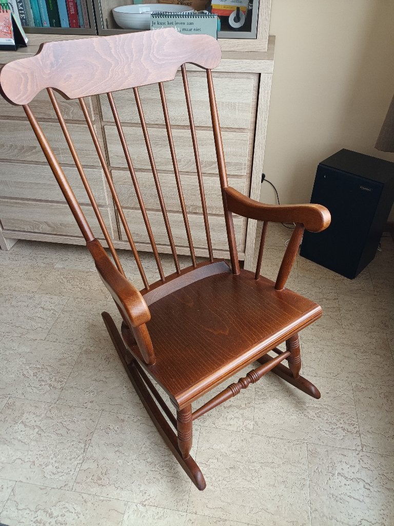 houten retro schommelstoel, Enlèvement