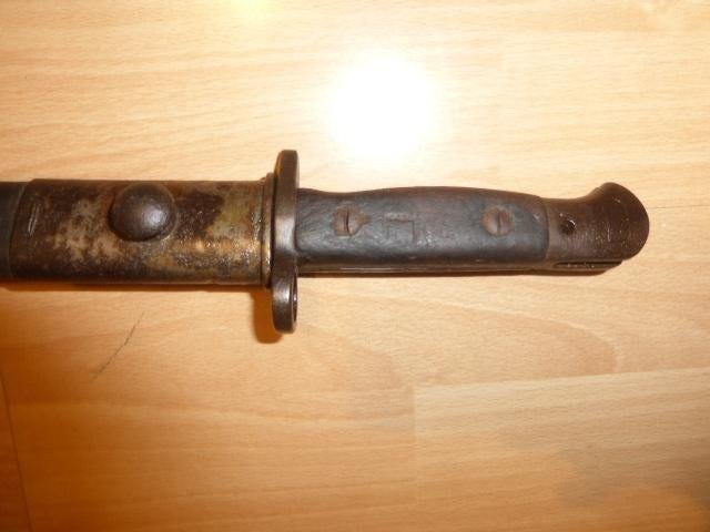 Engels bajonetpatroon 1907 Chapman 1917 ww1, Verzamelen, Militaria | Algemeen, Verzenden, Landmacht, Mes of Dolk