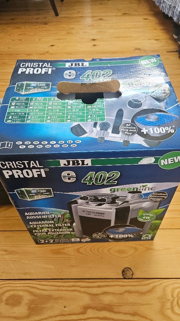 Filtre externe JBL CristalProfi e402 greenline - Complet, JBL, Tuyaux inclus, Comme neuf, Enlèvement