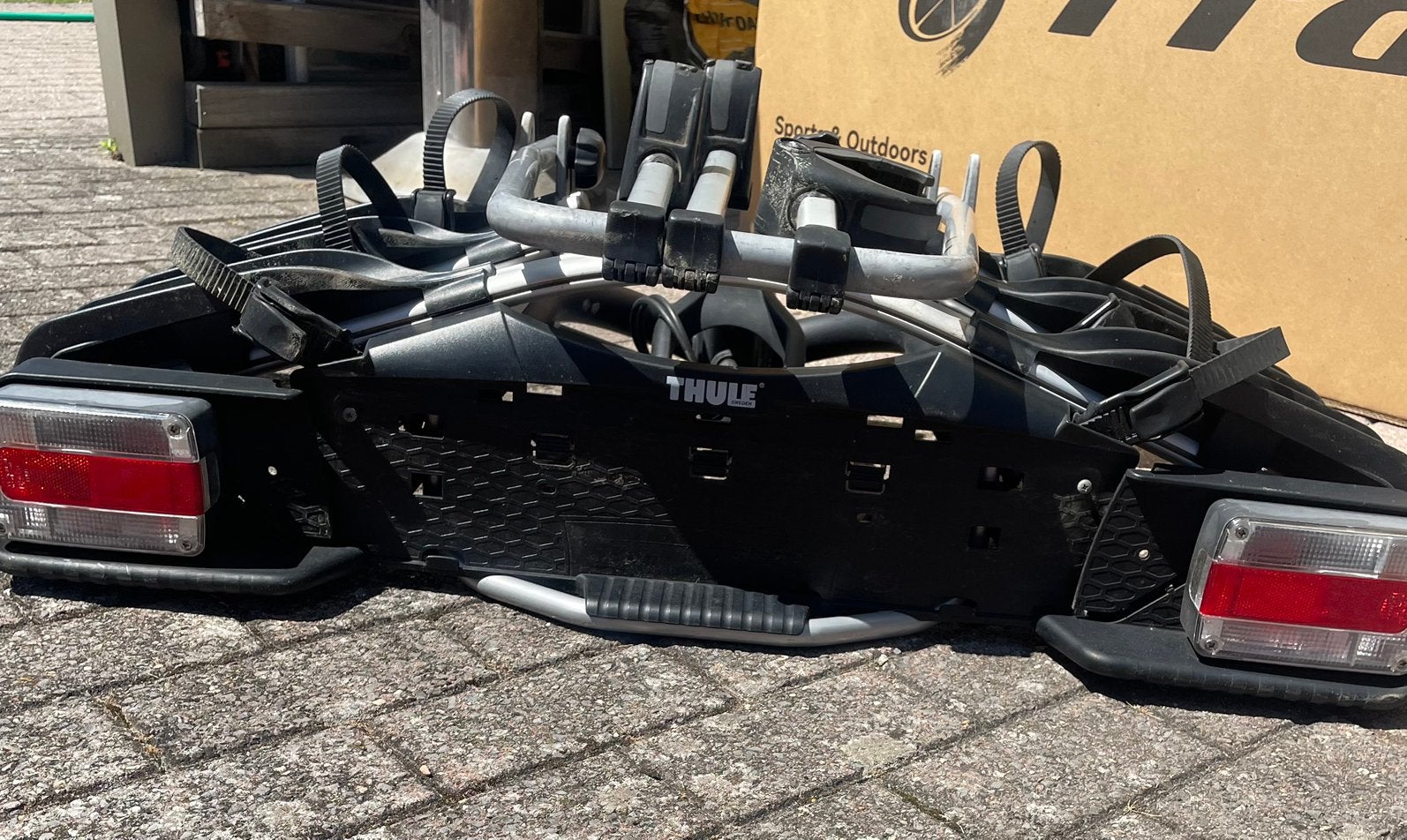 Porte-vélos Thule, Autos : Divers, Porte-vélos, Support d'attelage, 3 vélos ou plus, Pneus larges, Enlèvement