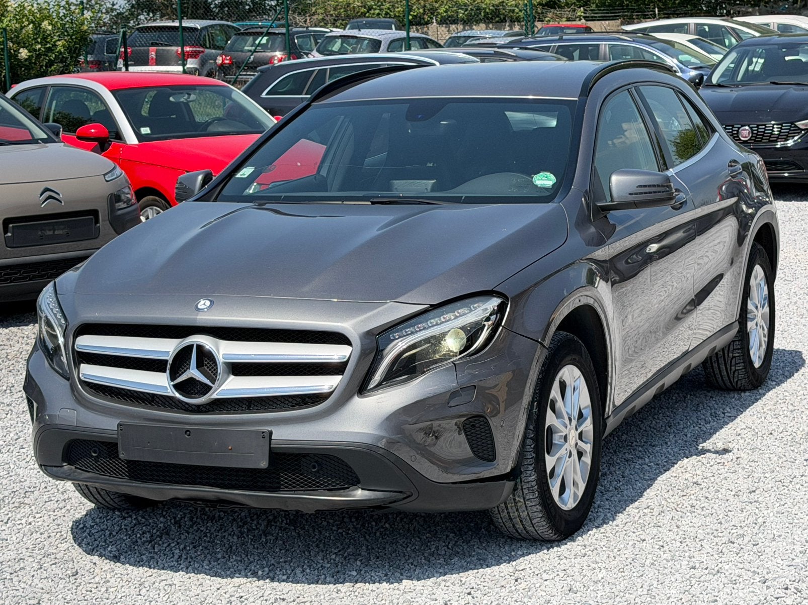Mercedes-Benz GLA220d 4-Matic / Xenon / Cuir / Euro 6 b, Auto's, Automaat, 4 cilinders, Leder, Particulier