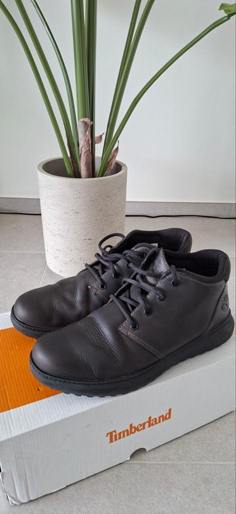 Bottes à lacets en cuir véritable Timberland noir gris taill, Vêtements | Hommes, Chaussures, Enlèvement ou Envoi, Bottes