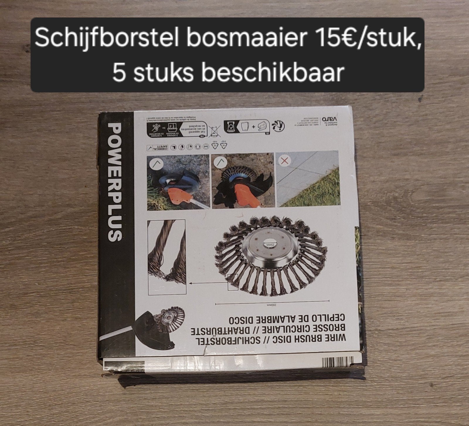 borstels voor bosmaaier, Ophalen of Verzenden