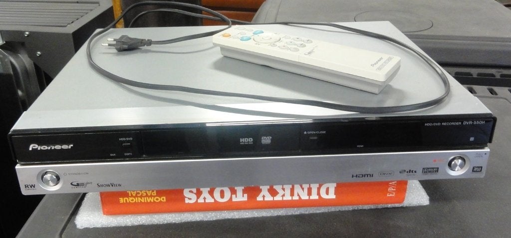 Pioneer recorder DVR-550H HDD/DVD, Ophalen, Zo goed als nieuw, Video 2000-speler of -recorder