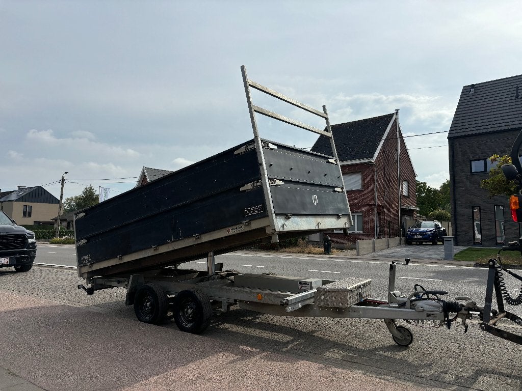 HENRA MAJOR 3Z-kipper 351x185cm 3500kg PARABOLIC 06/2023, Autos : Divers, Info@trailersland.be, Enlèvement, Utilisé, HENRA