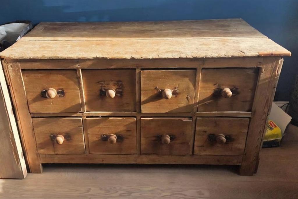 Authentieke massief houten boerenkast, Huis en Inrichting, Ophalen