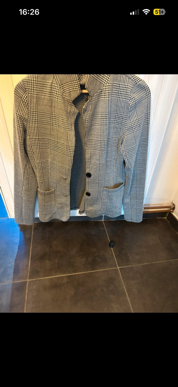 Blazer gris et noir, Enlèvement ou Envoi, Comme neuf, Gris