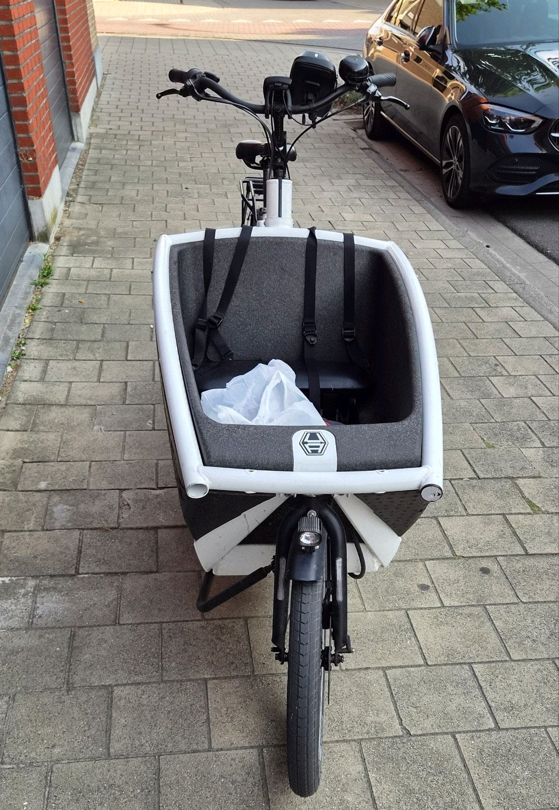 bakfiets urban arrow, Gebruikt, 3 kinderen, Huif, Schijfrem