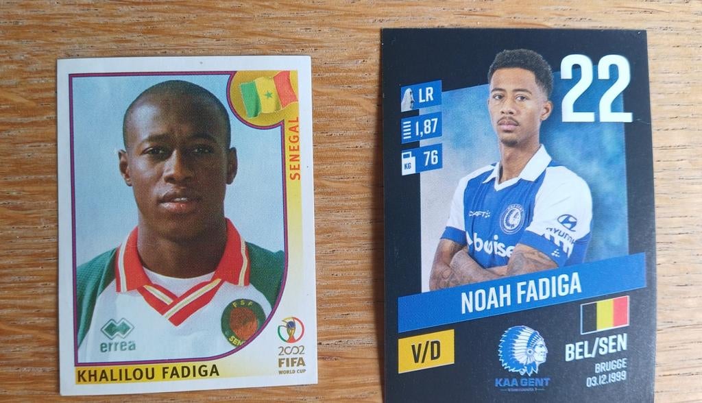 Panini vader en zoon Fadiga (Khalilou en Noah), Verzenden