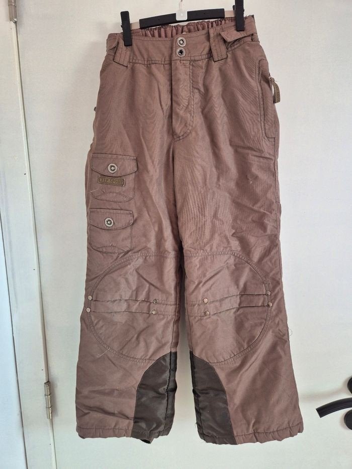 Pantalon de ski technique Marron - 10 ans (140 cm), Enfants & Bébés, Pantalon, Garçon, Enlèvement ou Envoi, Yep yep
