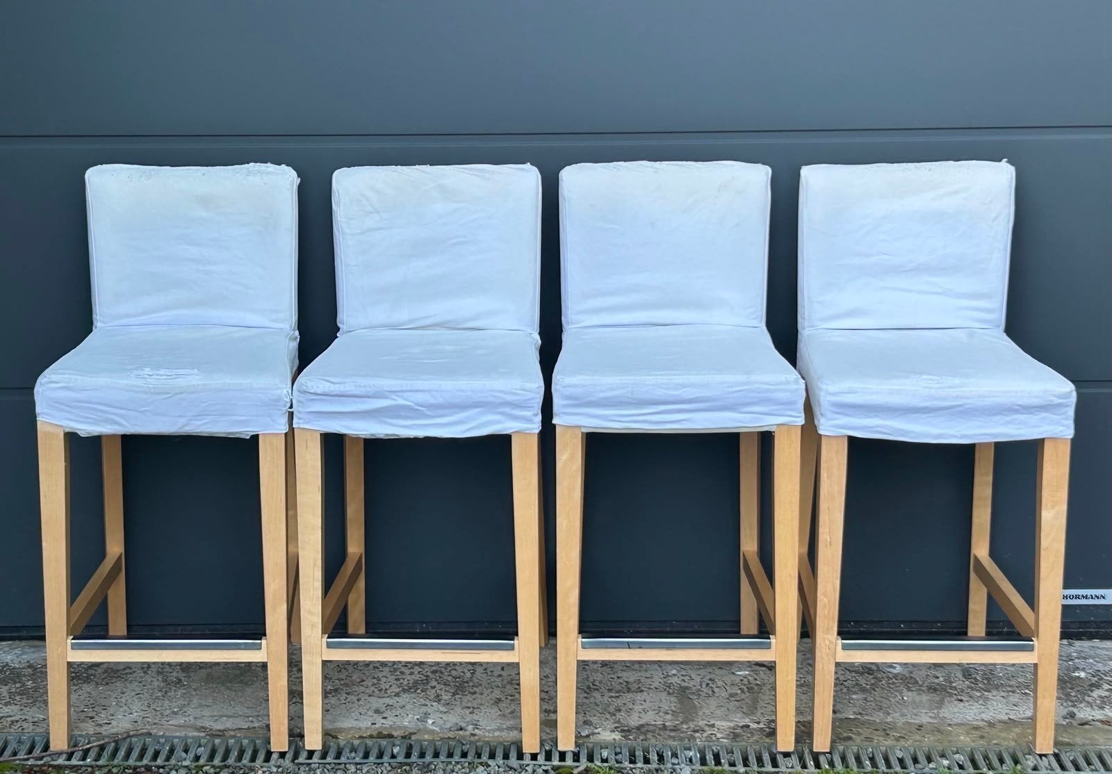 Tabourets de bar, Maison & Meubles, Tabourets de bar, Avec repose-pieds, 4 tabourets, Enlèvement, Utilisé
