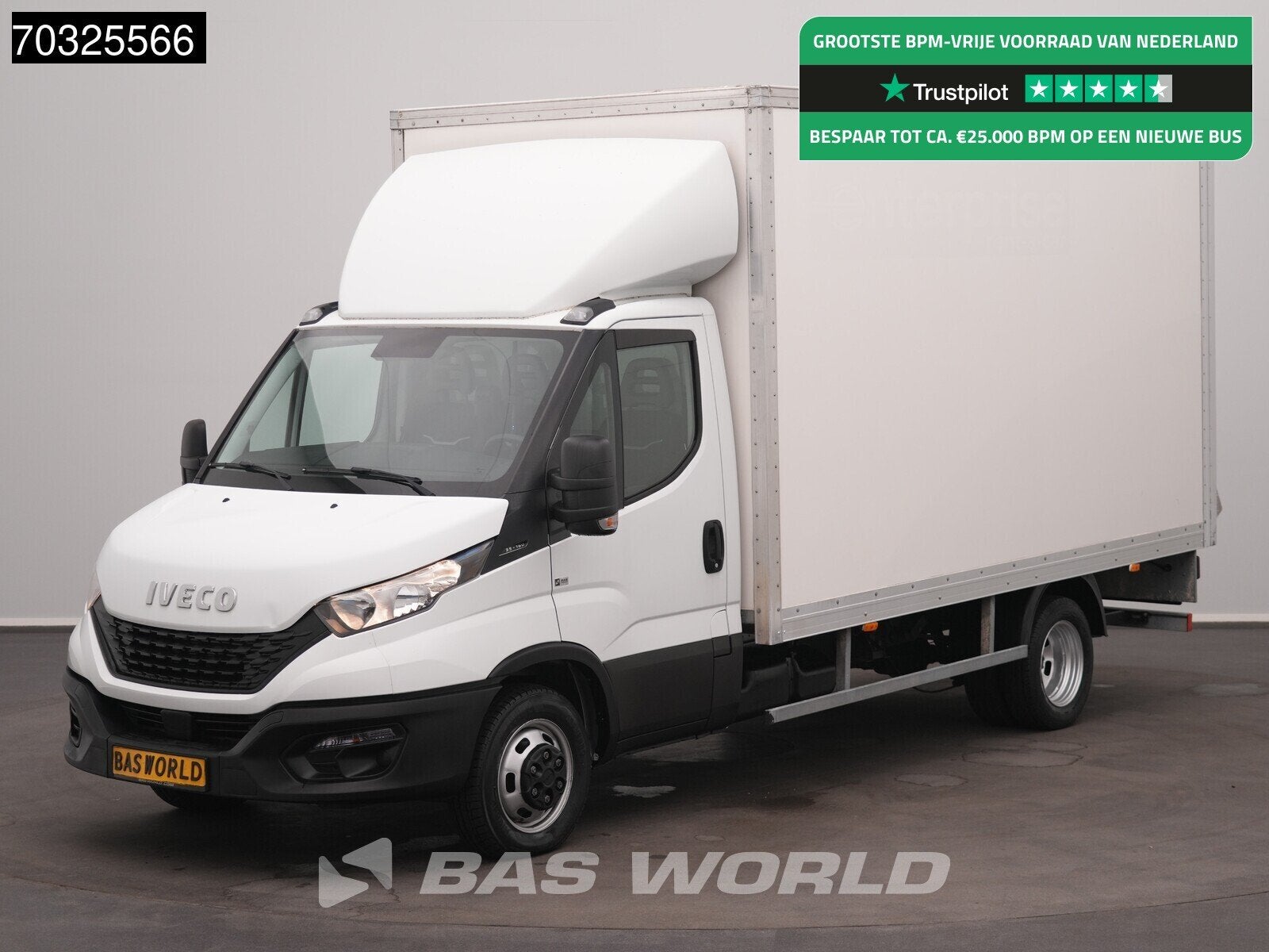 Iveco Daily 35C16 Laadklep Dubbellucht Bakwagen Airco Cruise, Auto's, Stof, Gebruikt, Euro 6, Iveco