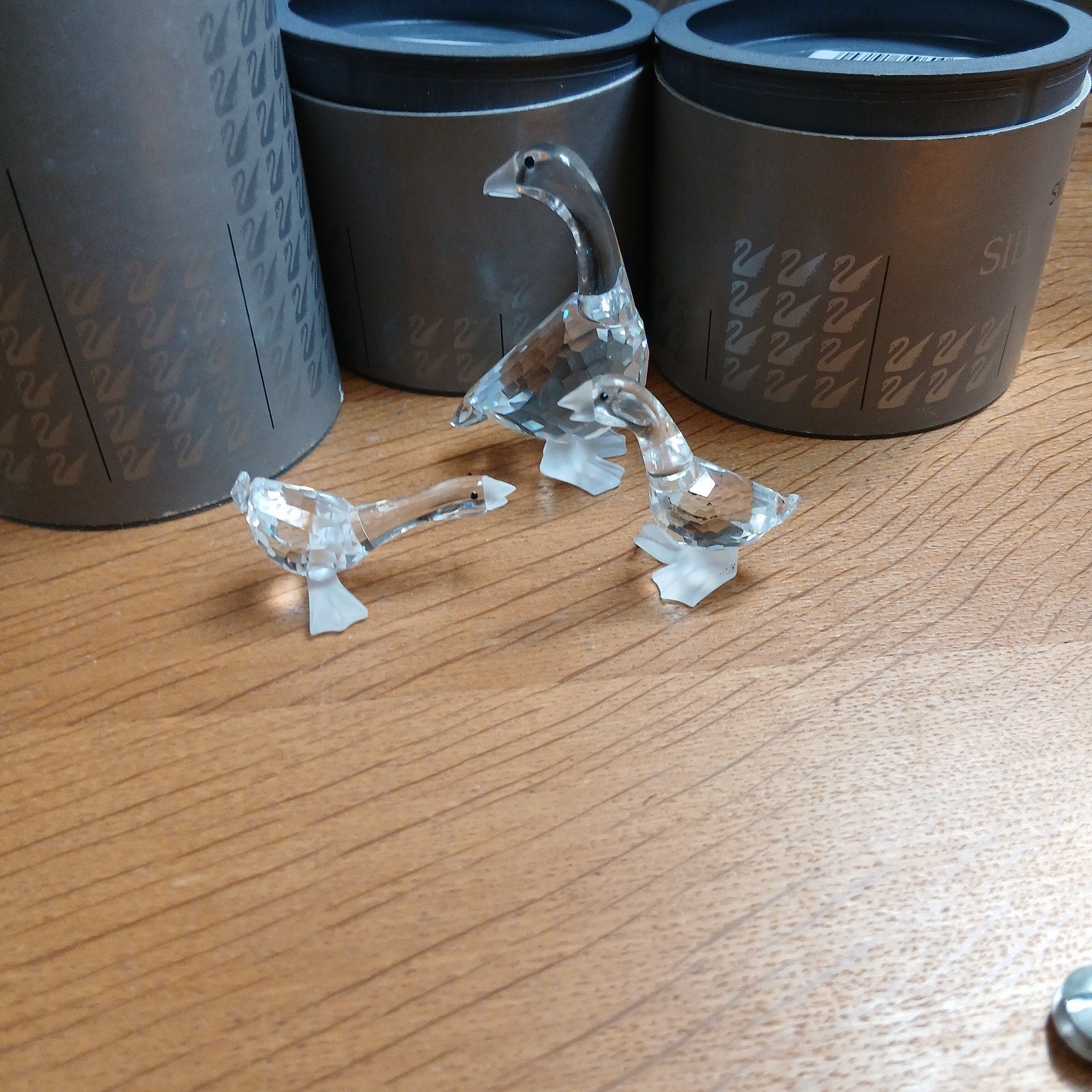 Swarovski moeder gans met 2 jonge ganzen, Ophalen of Verzenden