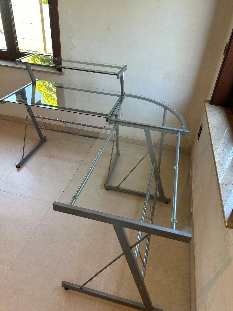 Hoek bureau, Huis en Inrichting, Bureaus, Ophalen, Gebruikt, Computerbureau