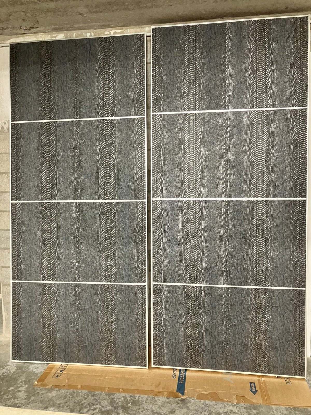 Ikea pax schuifdeuren. special effect slangenmotief, Ophalen, Zo goed als nieuw