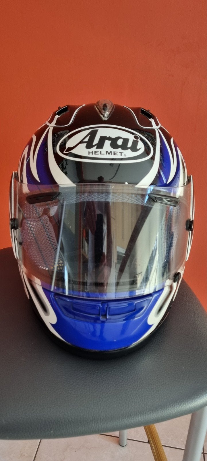 Arai RX-7 RR4 modèle vintage Colin Edwards en parfait état, Enlèvement, S, Arai