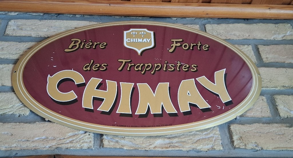 plaque publicitaire, Collections, Enlèvement, Utilisé, Panneau, Plaque ou Plaquette publicitaire, La Trappe