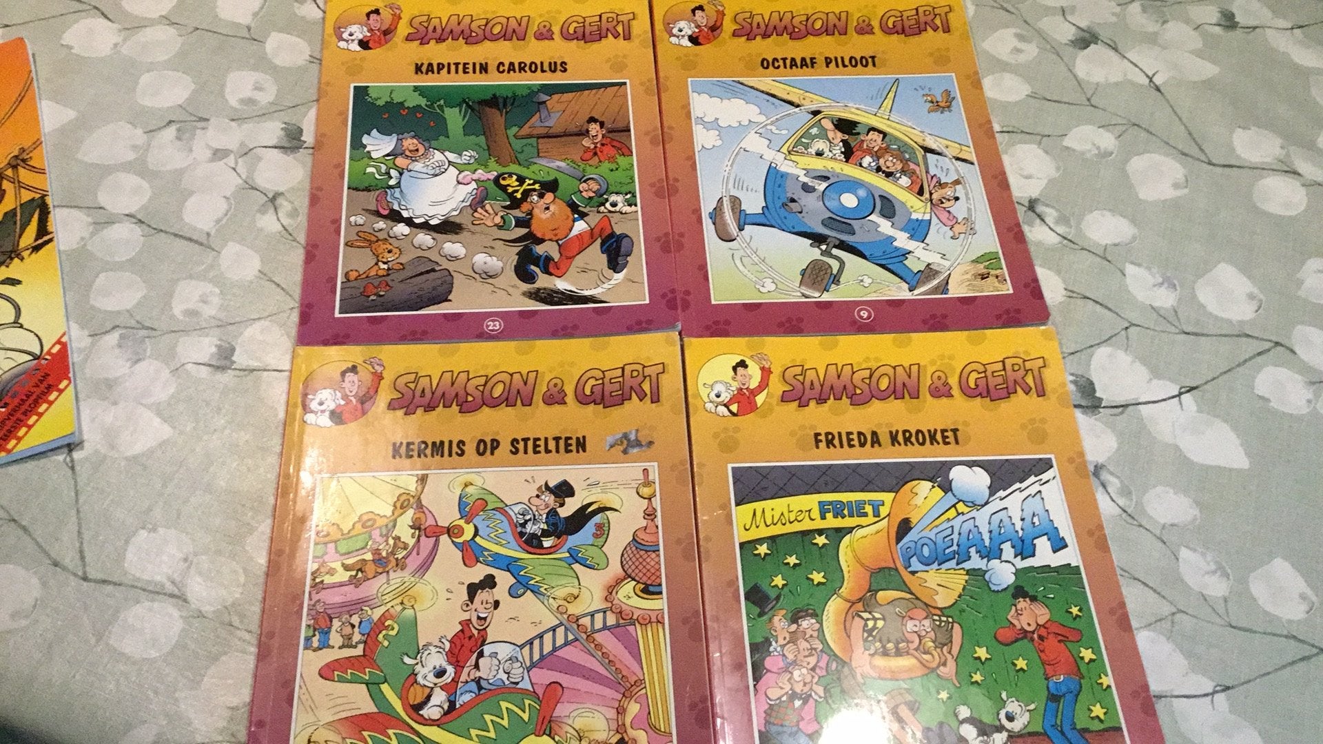 Strips Samson en Gert nrs 8,9,23,24, Ophalen, Gelezen