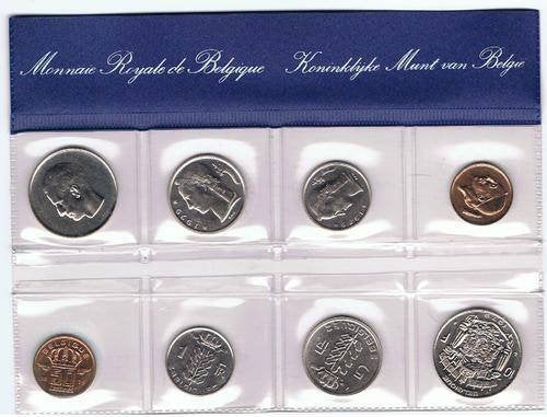 Belgique : Set annuel 1979 FR + VL (8 pièces), Timbres & Monnaies, Envoi, Série