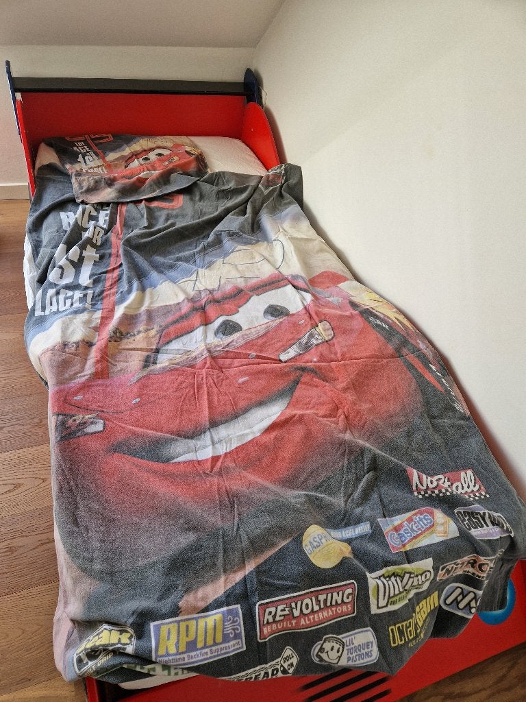 racebed, Ophalen, Gebruikt, 90 cm, Eenpersoons