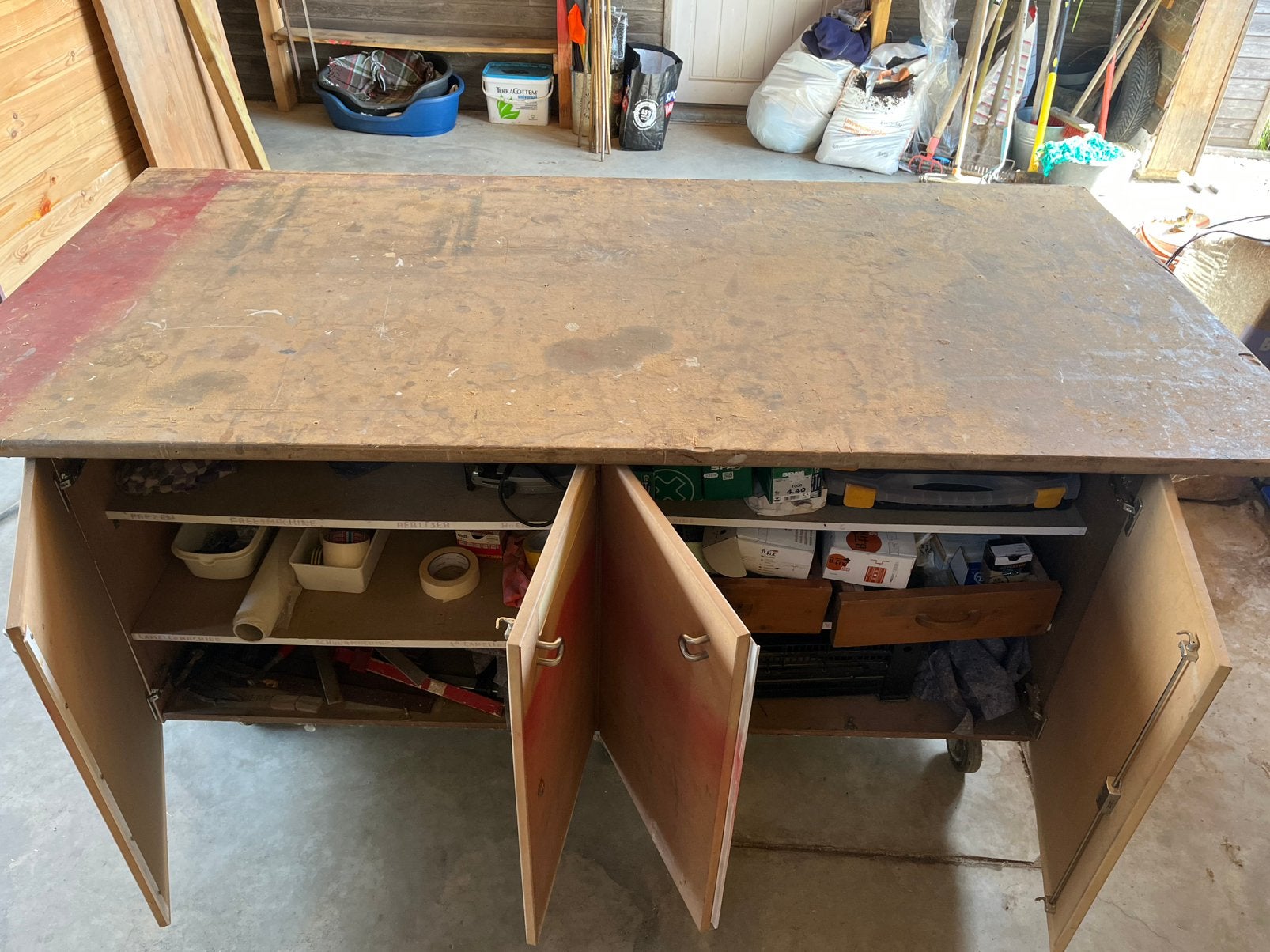 Werkbank, Doe-het-zelf en Bouw, Ophalen, Gebruikt, 70 tot 120 cm