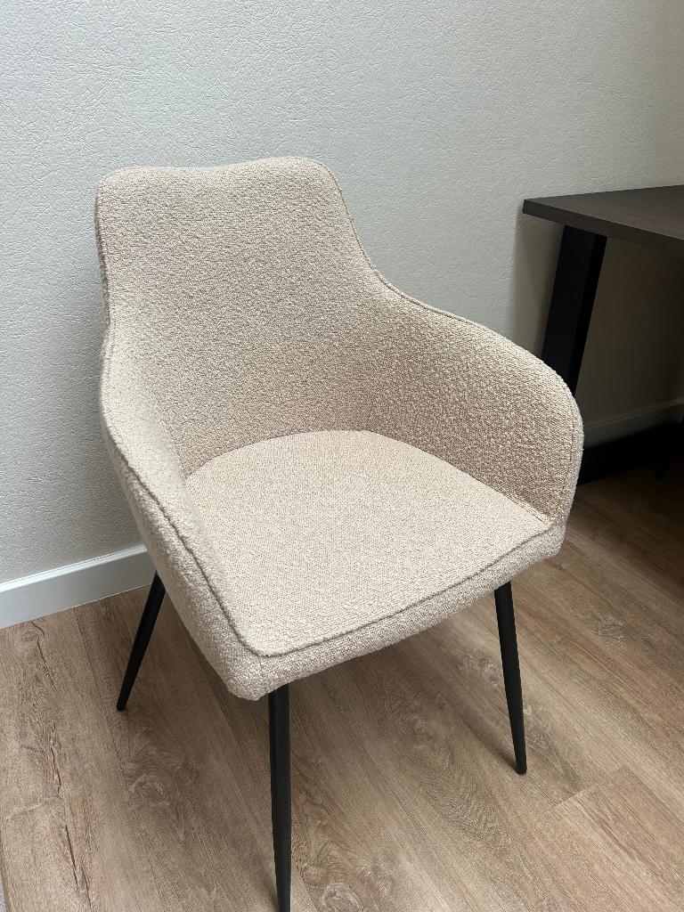 6 eetkamerstoelen, Ophalen, Overige kleuren, Zo goed als nieuw, Stof