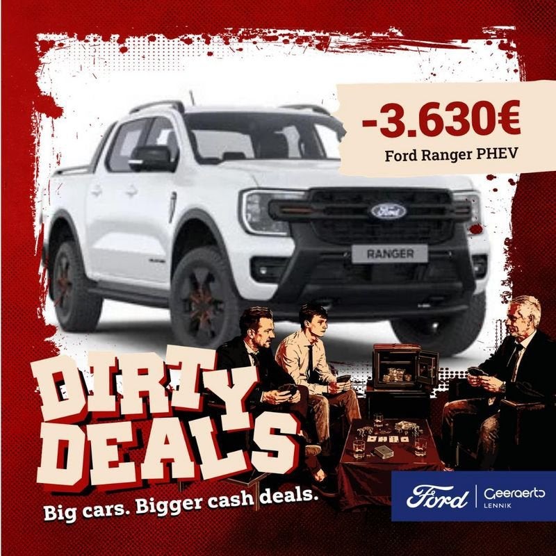 Ford Ranger, Auto's, Automaat, 281 pk, Zwart, Wit