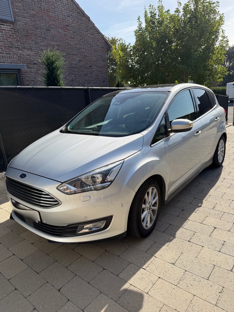 Ford C max automaat 15 benzine, Autos, Cuir, Argent ou Gris, Achat, 5 portes