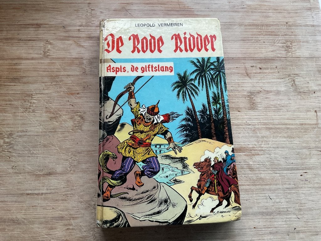 De rode ridder aspis de giftslang, Boeken, Gelezen, Leopold Vermeiren., Ophalen of Verzenden, Fictie