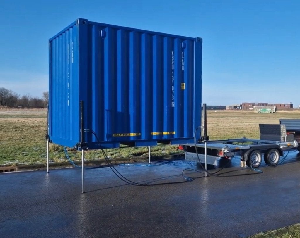 10 FT Container Aanhangwagen, Enlèvement