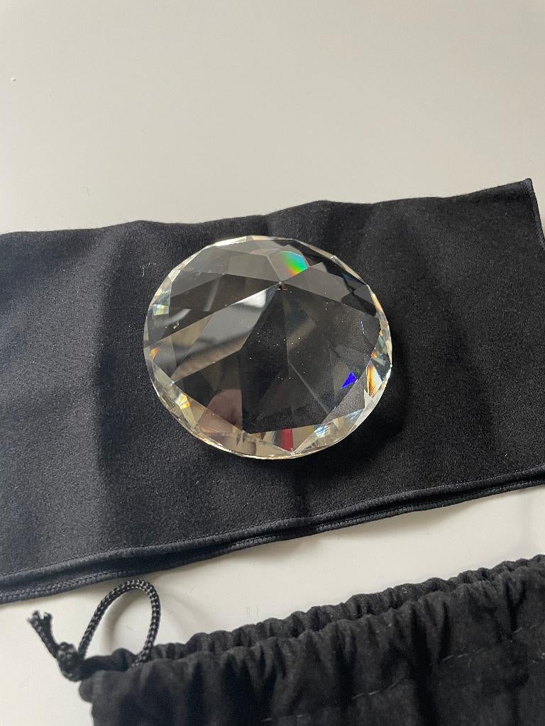 grote diamant geslepen glas, Antiek en Kunst, Ophalen of Verzenden