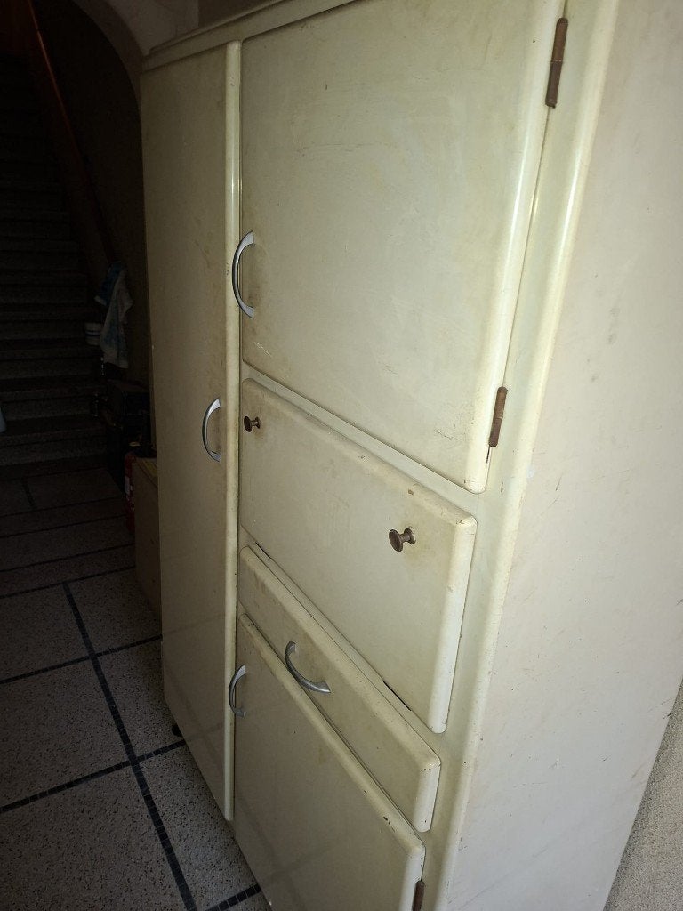 Armoire de cuisine, 25 à 50 cm, Comme neuf, 100 à 150 cm, Blanc