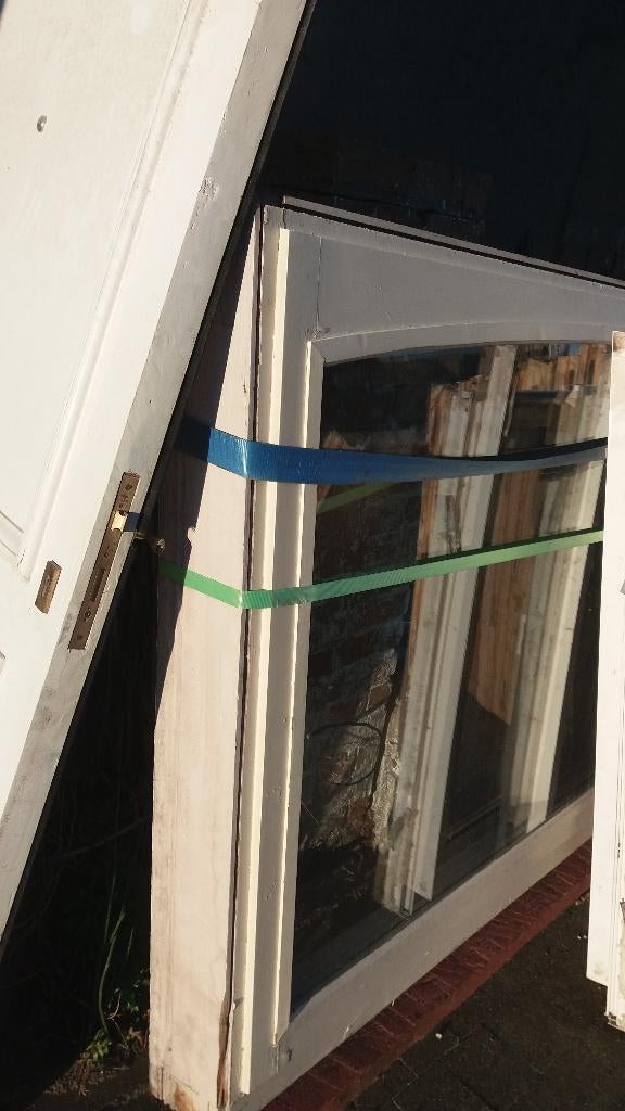 neo classisistisch meerantie raam, Doe-het-zelf en Bouw, Glas en Ramen, Ophalen, Gebruikt, Gevelraam of Ruit, Dubbelglas